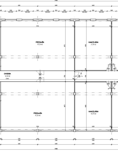 EXKLUZÍVNA ponuka nájomných obchodných priestorov na poschodí nového OC v SEREDI   (113 -160 m2) od 9 EUR/m2 + Energie-10
